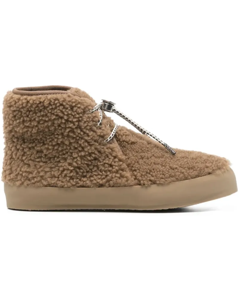 Le Monde Béryl Stiefeletten mit Shearling 27mm - Braun Braun