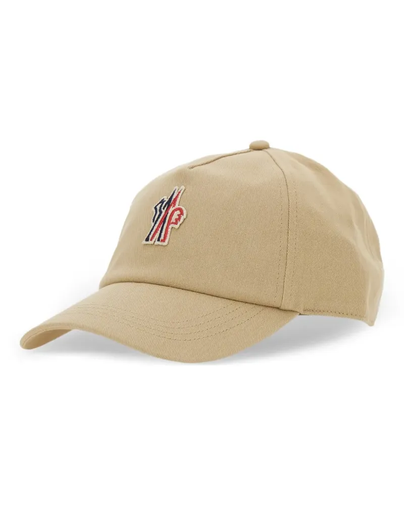Moncler logo-patch baseball cap - Nude Nude