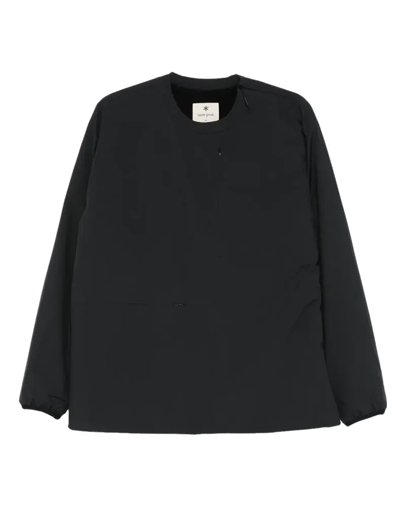 Snow Peak pocket-detail sweater - Schwarz Schwarz