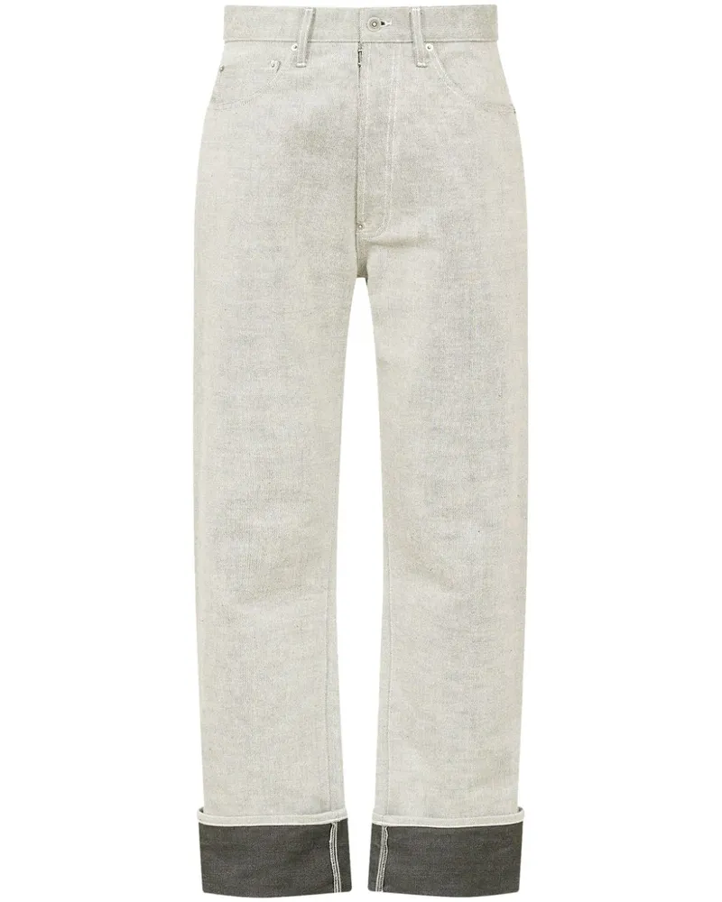 Maison Margiela Gerade Jeans mit hohem Bund - Nude Nude