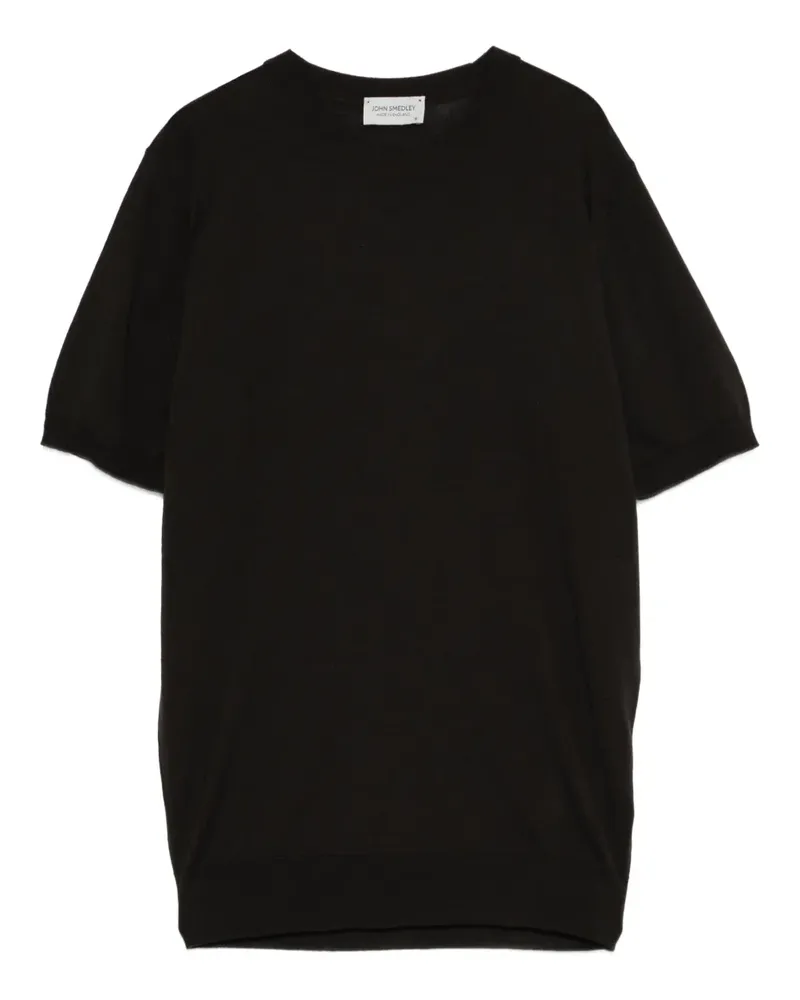 John Smedley Kurzärmeliger Pullover - Braun Braun