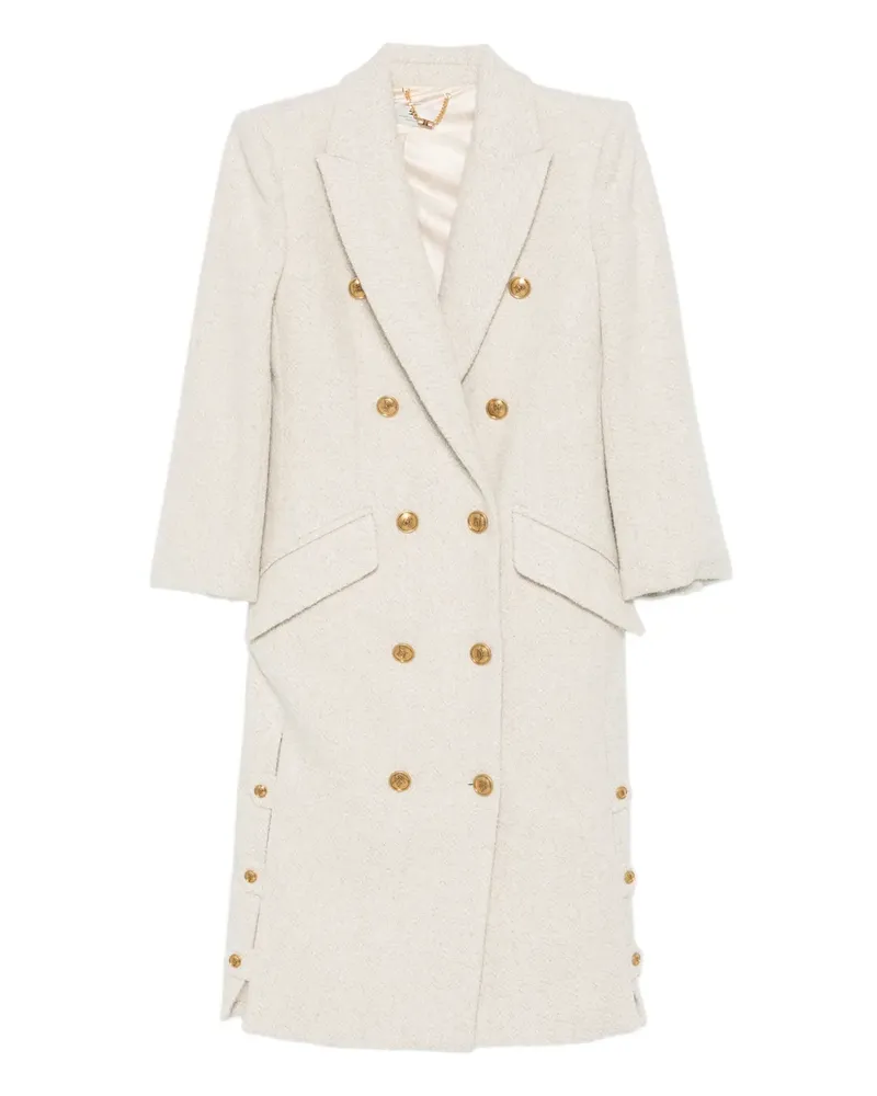 Elisabetta Franchi Klassische Cabanjacke - Nude Nude