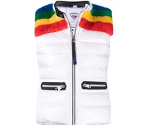 Daunenweste mit Reißverschluss - Weiß