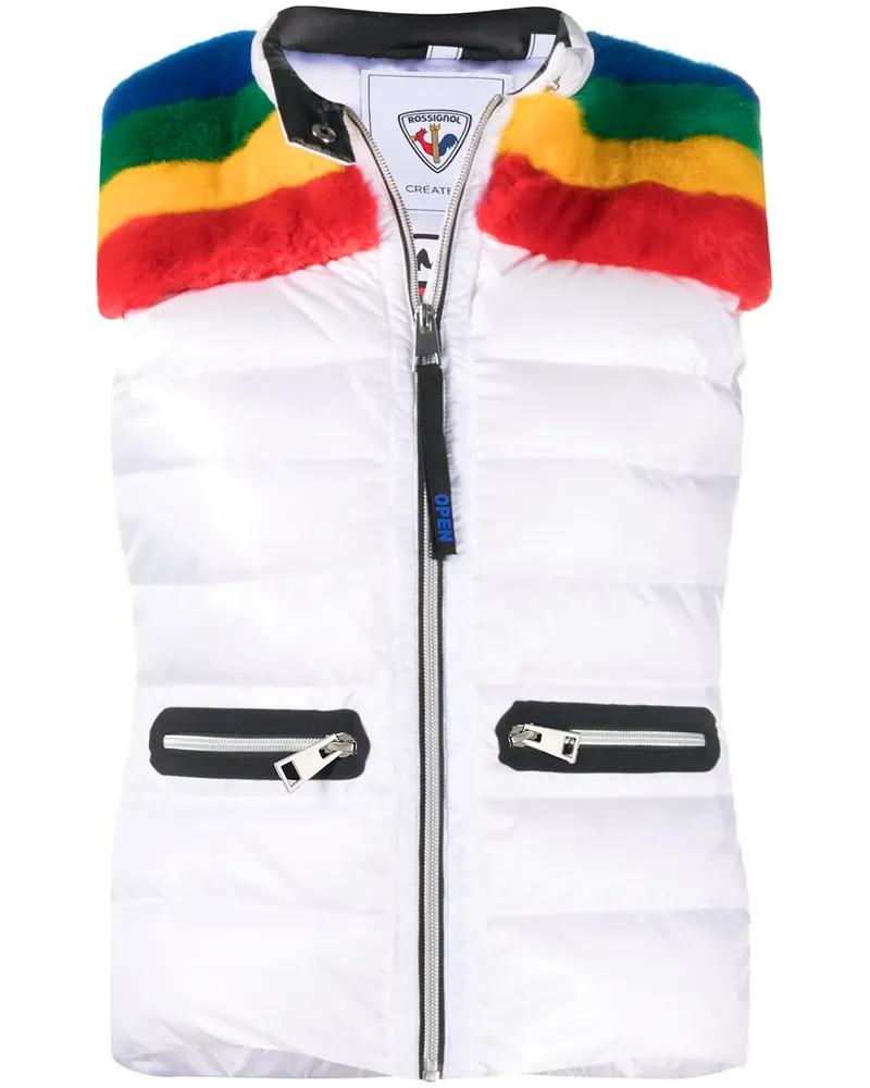 Rossignol Daunenweste mit Reißverschluss - Weiß Weiß