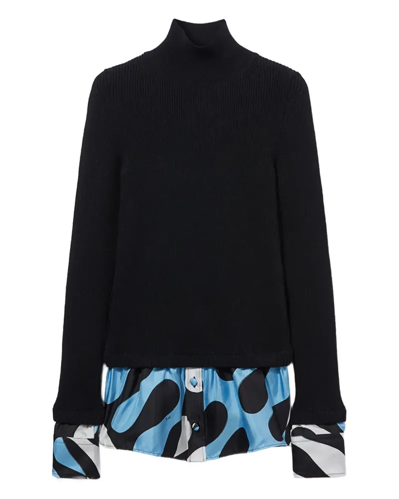 Emilio Pucci leocorno-print sweater - Schwarz Schwarz