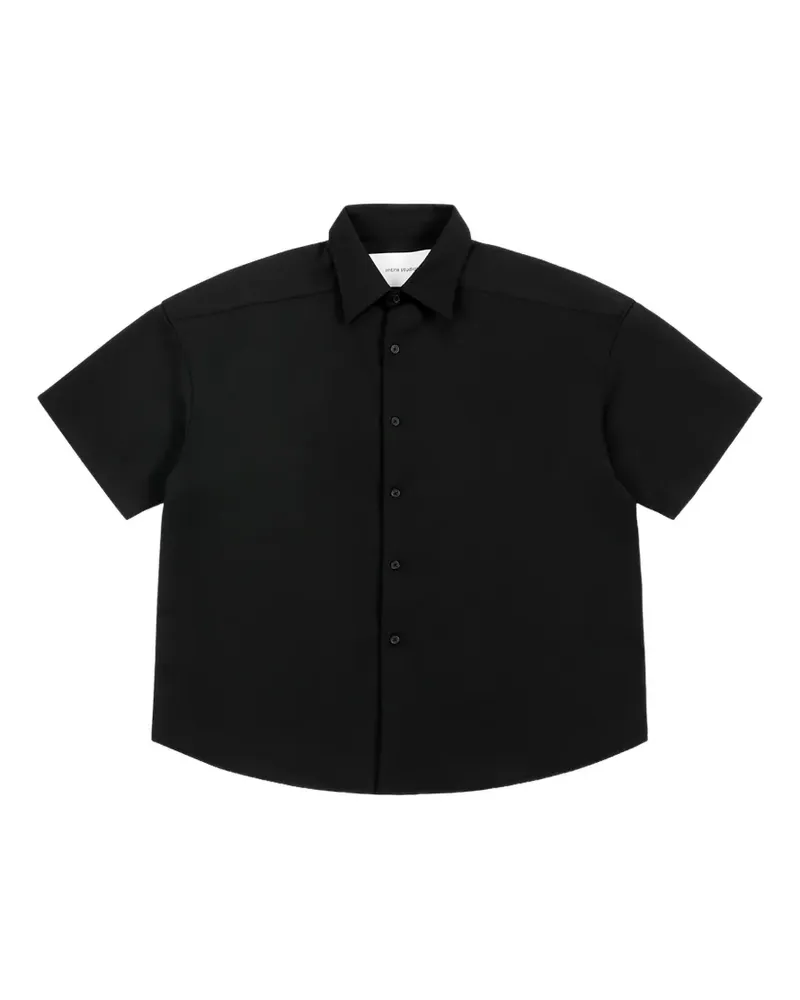 Entire Studios Klassisches Hemd - Schwarz Schwarz