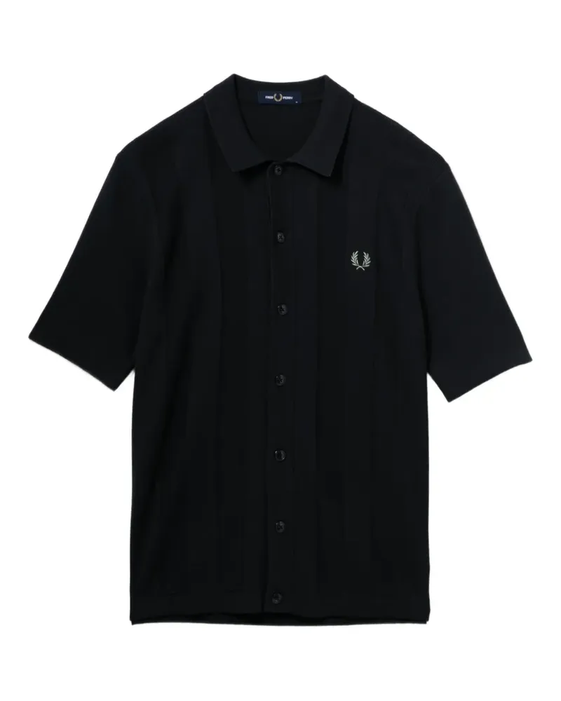 Fred Perry T-Shirt mit Logo-Stickerei - Blau Blau