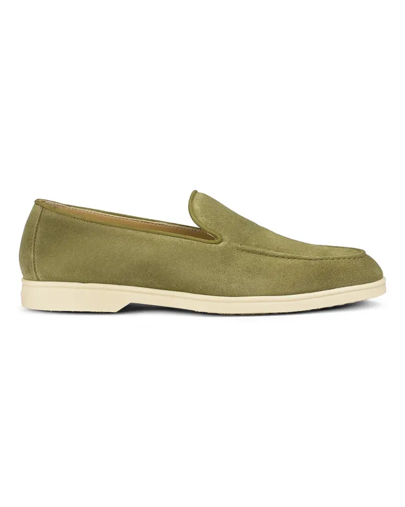 Doucal´s suede loafers - Grün Grün