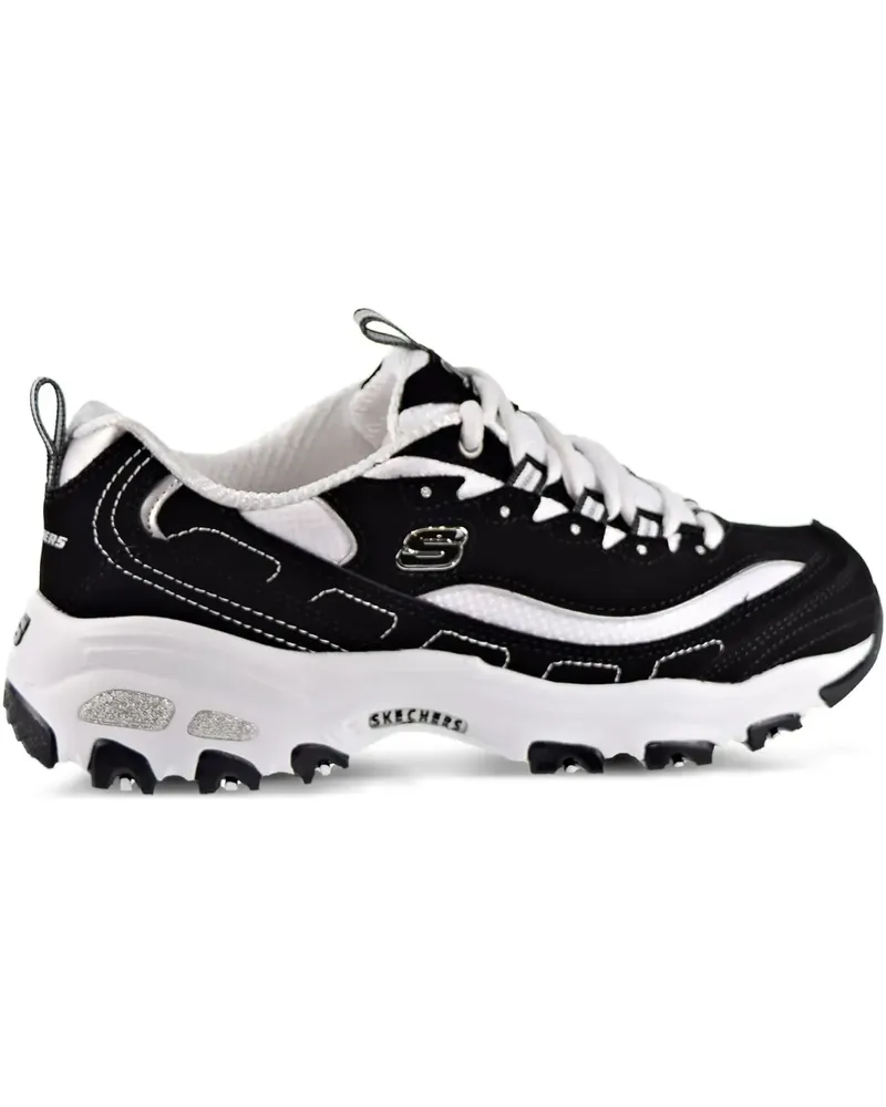 Skechers D'Lites Biggest Fan Sneakers - Schwarz Schwarz