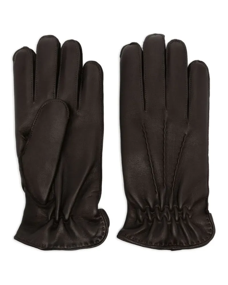 Orciani Handschuhe aus Leder - Braun Braun
