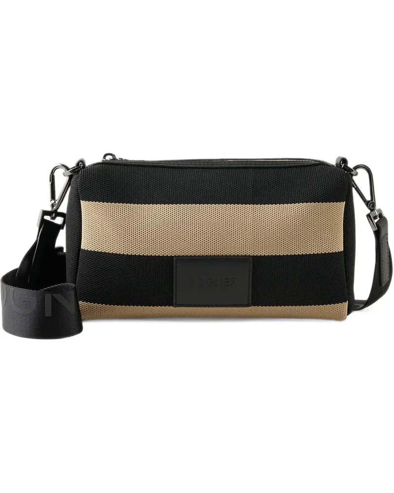 Bogner Vaduz Mala Schultertasche aus Mesh - Schwarz Schwarz