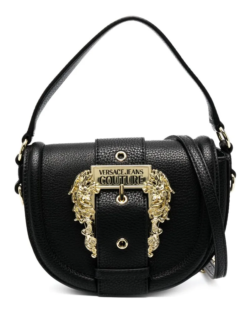 Versace Jeans Handtasche mit Logo - Schwarz Schwarz