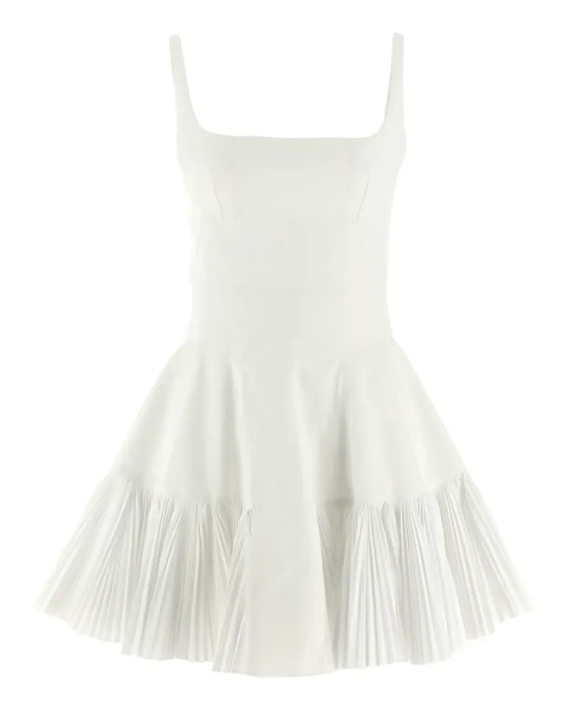 Giovanni Bedin Minikleid mit eckigem Ausschnitt - Weiß Weiß