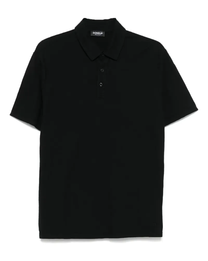 Dondup Klassisches Poloshirt - Schwarz Schwarz