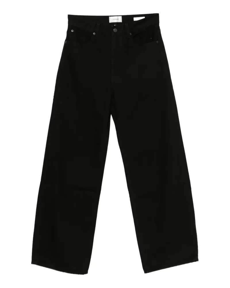 Frame Denim Weite The Bow Jeans - Schwarz Schwarz