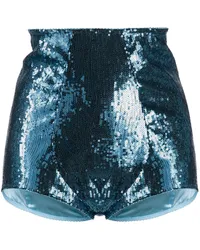 Dolce & Gabbana Panty aus Pailletten Blau