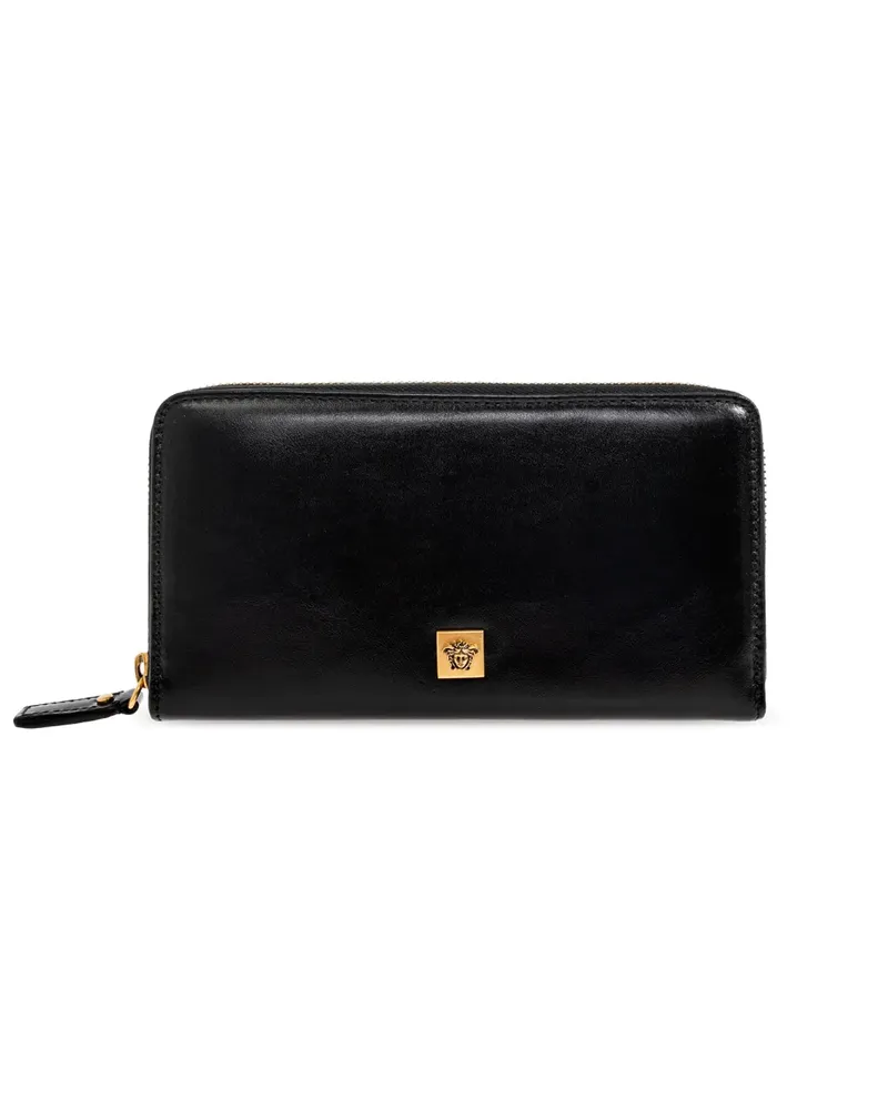 Versace Severine leather wallet - Schwarz Schwarz