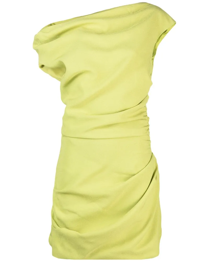 Paris Georgia Einschultriges Remmy Minikleid - Grün Grün