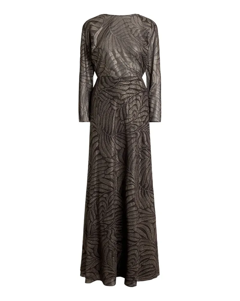 Ralph Lauren Shannen Maxikleid mit V-Ausschnitt - Braun Braun