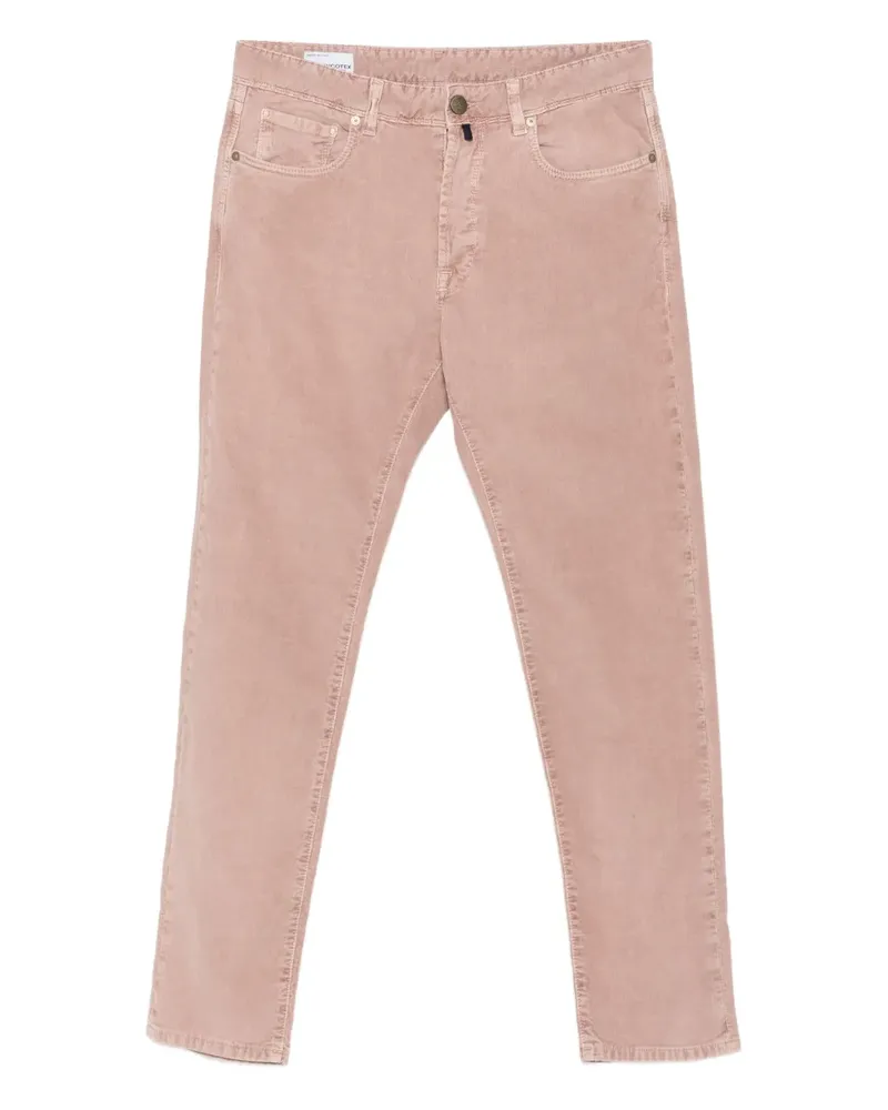 Incotex Five-Pocket-Hose - Rosa Rosa