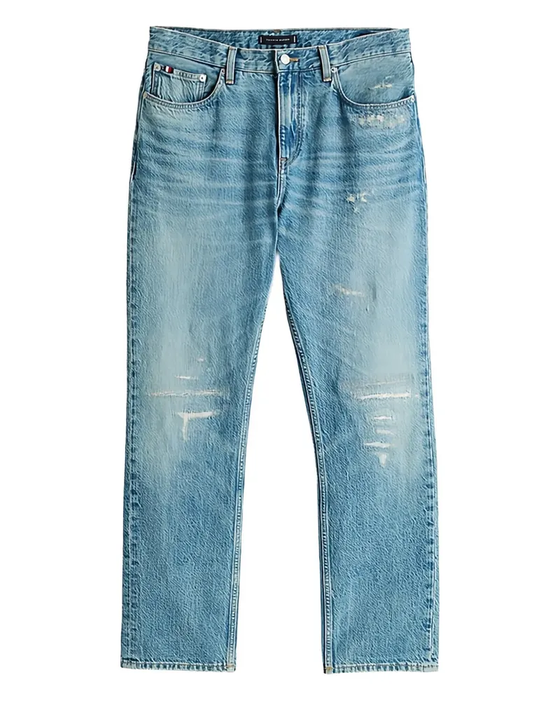 Tommy Hilfiger Mercer Jeans im Distressed-Look - Blau Blau