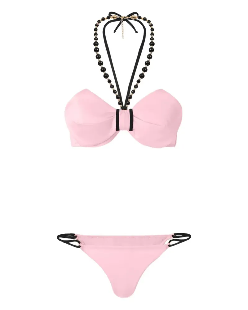 Genny Bikini mit Schleifendetail - Rosa Rosa