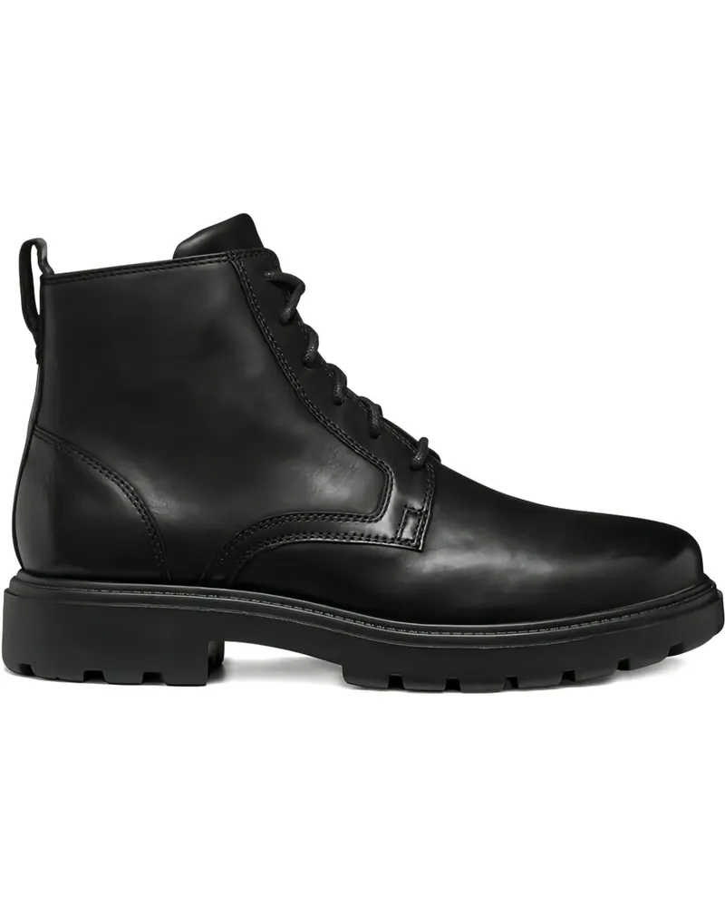 Geox Spherica Ec7 Schnürstiefel - Schwarz Schwarz