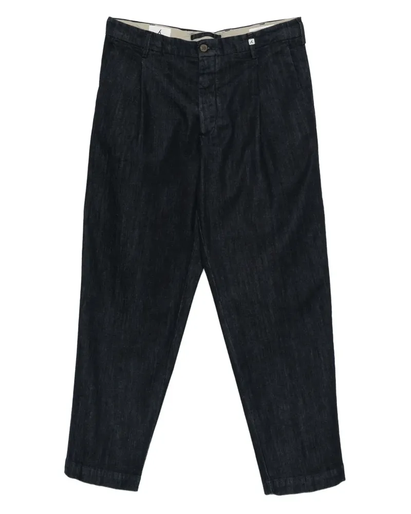 MYTHS Ade-P Hose mit Falten - Blau Blau