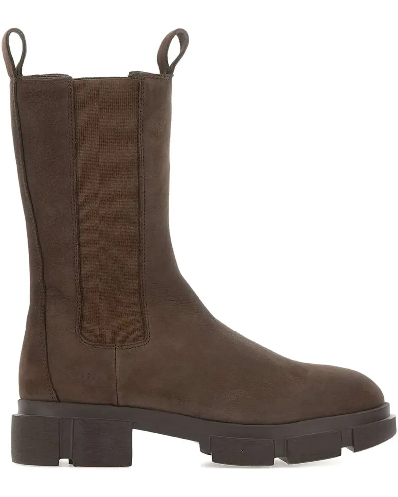 Copenhagen Plateau-Stiefel mit Stretchbund 50mm - Braun Braun