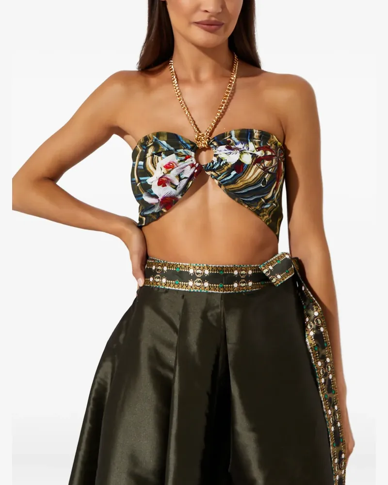 Camilla Passport To Paradise top - Schwarz Schwarz