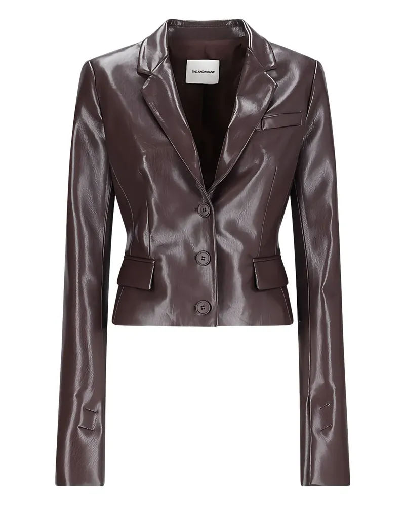 ANDAMANE Jacke mit drei Knöpfen - Braun Braun