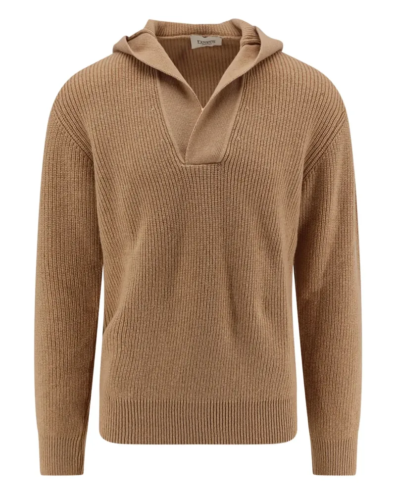 Laneus Langärmeliger Hoodie - Nude Nude