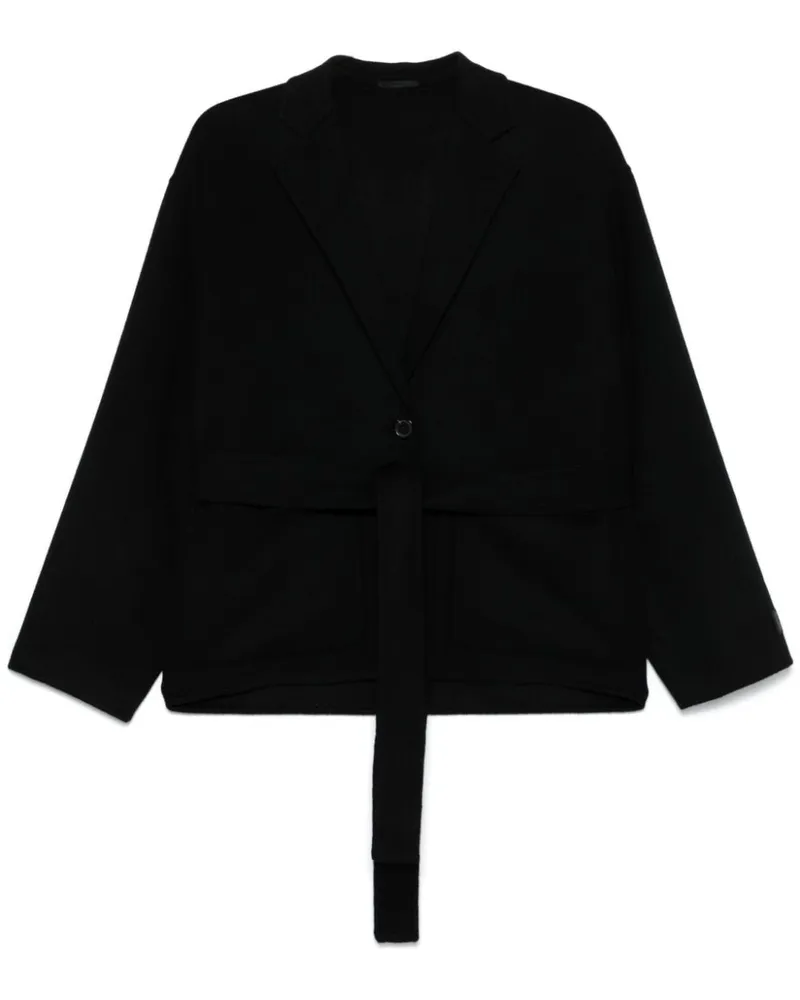 Kenzo Jacke mit Gürtel - Schwarz Schwarz