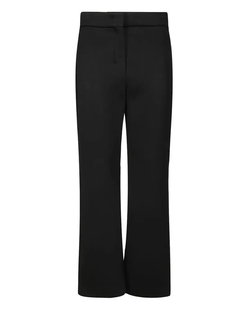 Max Mara Hose mit geradem Bein - Schwarz Schwarz