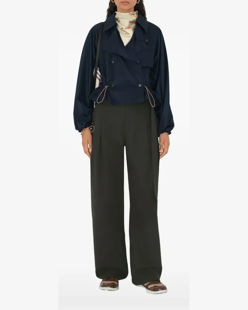 Burberry Trenchcoat mit Kapuze - Blau Blau