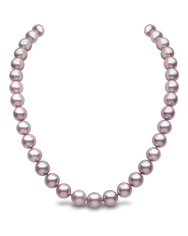 YOKO London 18kt Weißgoldhalskette mit Süßwasserperle - Rosa Rosa