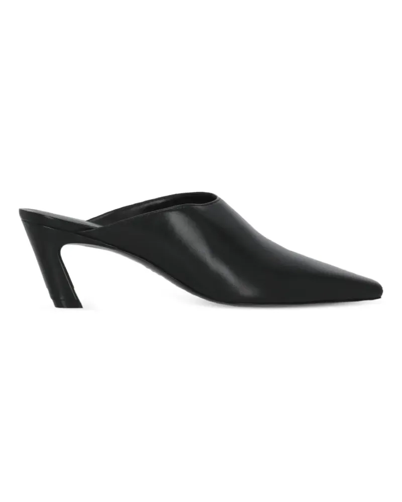 Stuart Weitzman Stassi 50 point-toe heeled mules - Schwarz Schwarz