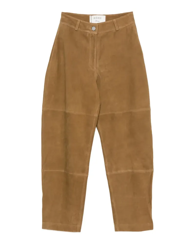 Róhe suede panelled trousers - Braun Braun