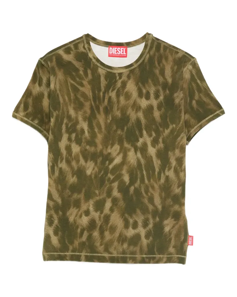 Diesel printed T-shirt - Grün Grün