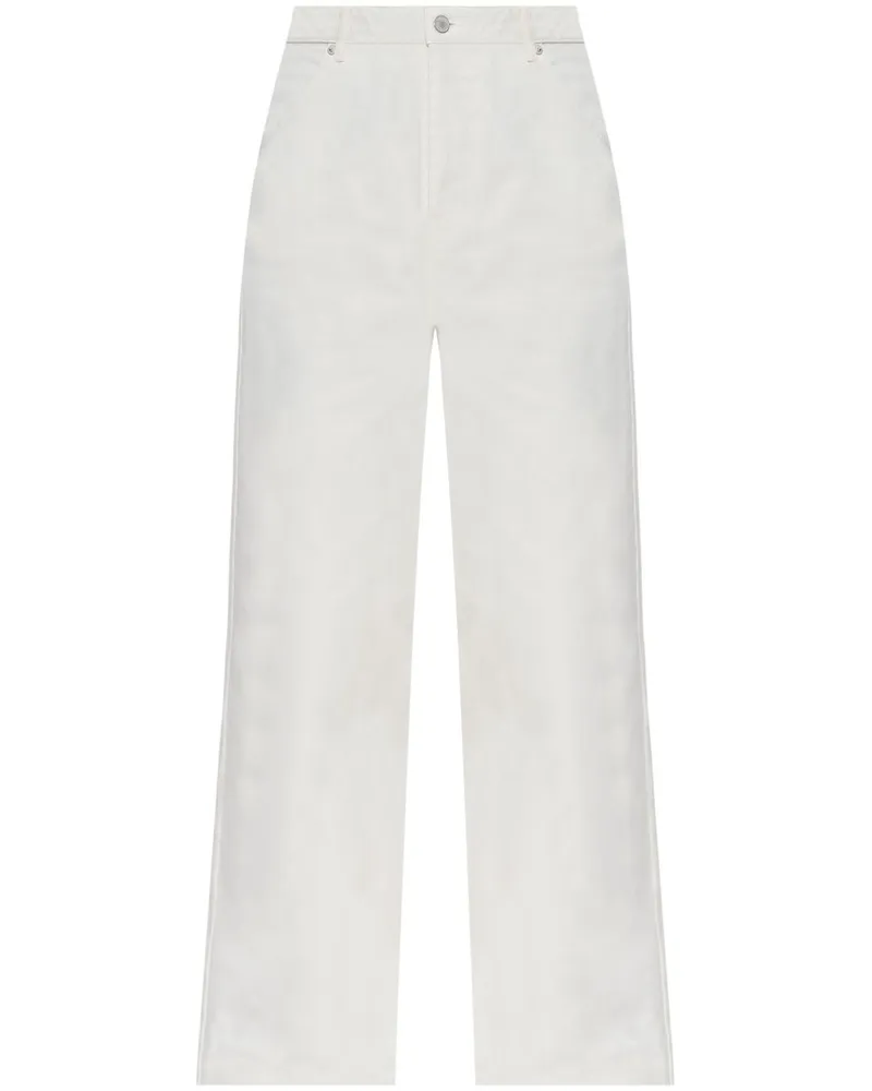 Officine Generale Jeans mit weitem Bein - Weiß Weiß