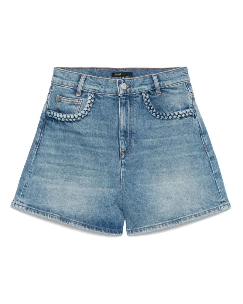 Maje Klassische Jeans-Shorts - Blau Blau