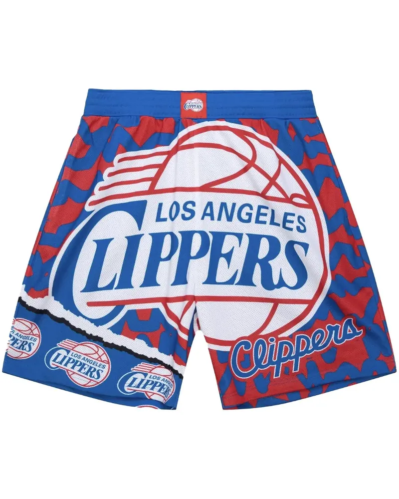 Mitchell & Ness NBA LA Clippers Jumbotron 2.0 Sublimated Shorts - Blau Blau