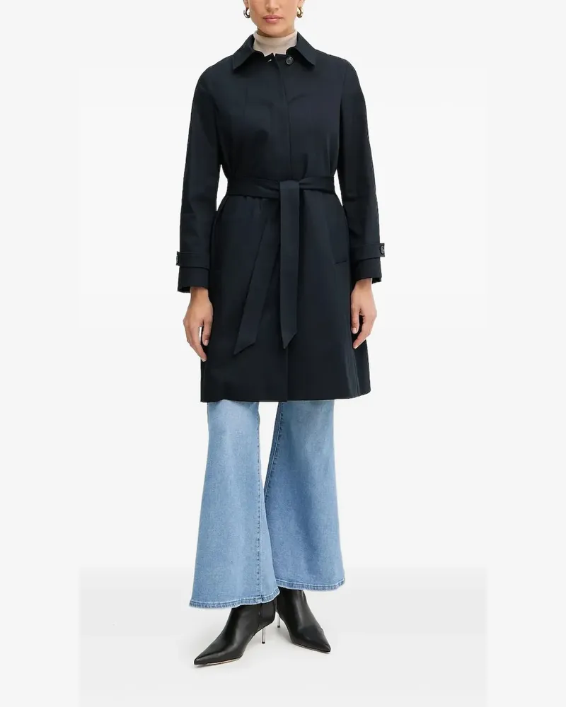 HUGO BOSS Calexis Mantel mit Gürtel - Blau Blau