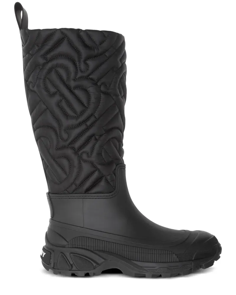 Burberry Rotherfield Regenstiefel - Schwarz Schwarz