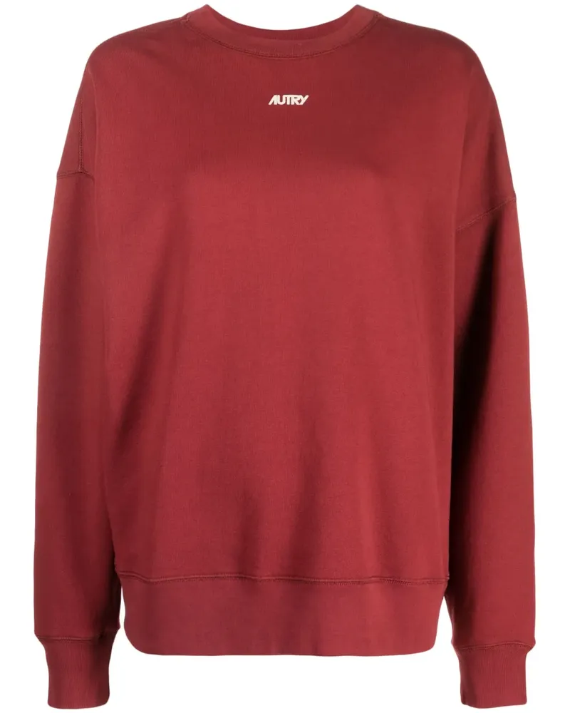 AUTRY Sweatshirt mit Logo-Stickerei - Rot Rot