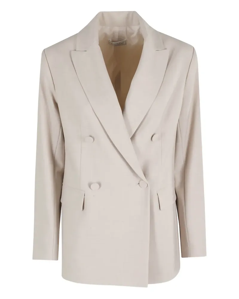 Antonelli Firenze Fiesta Blazer mit Knopfleiste - Nude Nude