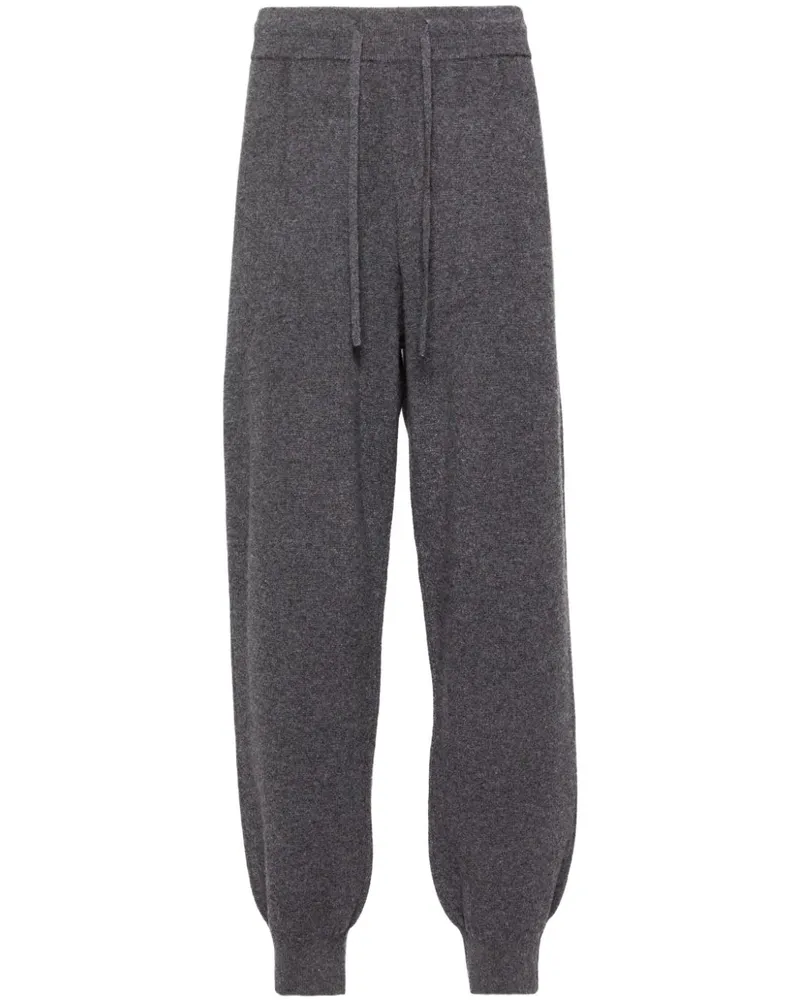 ManOnTheBoon Gestrickte Jogginghose - Grau Grau