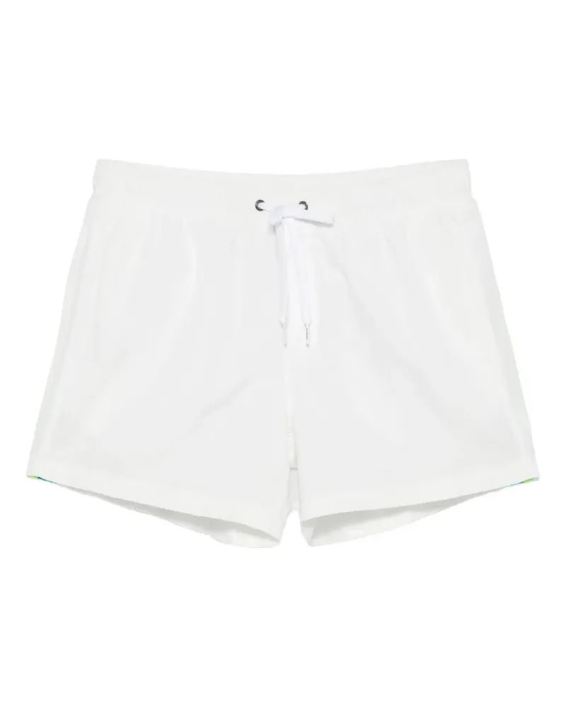Sundek stripe-trim swim shorts - Weiß Weiß
