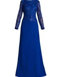 Tadashi Shoji Langärmeliges Abendkleid Blau