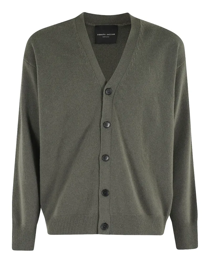Roberto Collina Geknöpfter Cardigan - Grün Grün